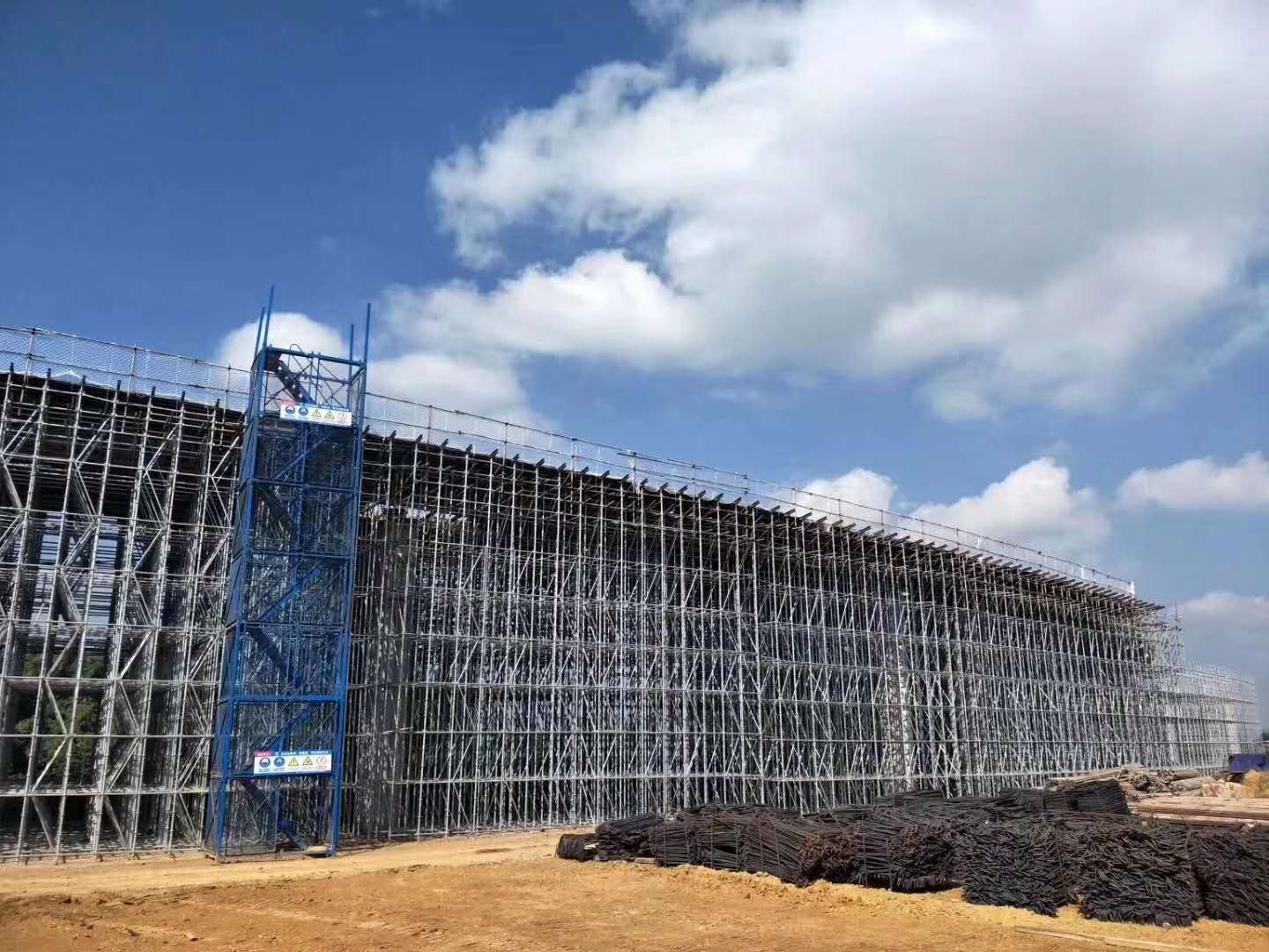 盤扣腳手架搭建周期短，經濟效益好！